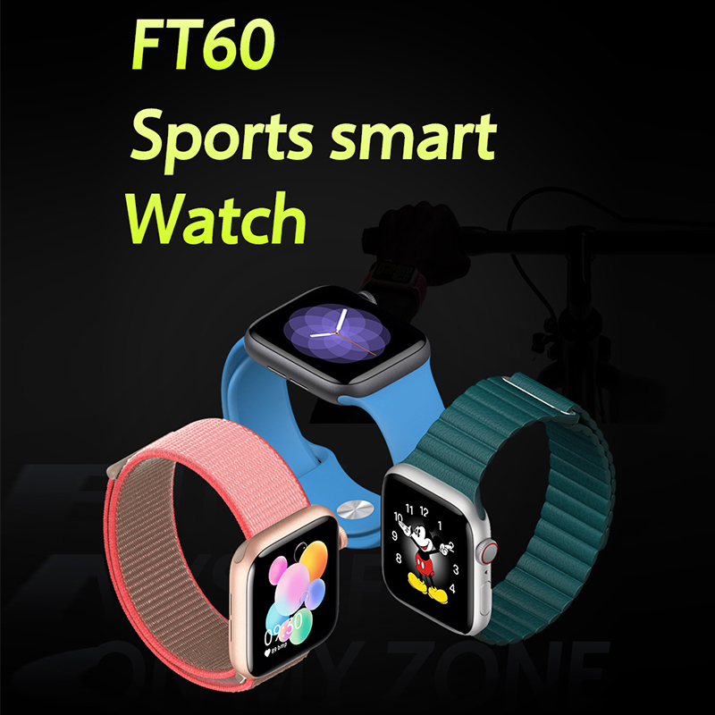 Smart relojes ft60, bluetooth, Observación de la presión arterial y cardiovascular, vigilancia del sueño, reunión de datos deportivos: para determinar su estado de movimiento diario